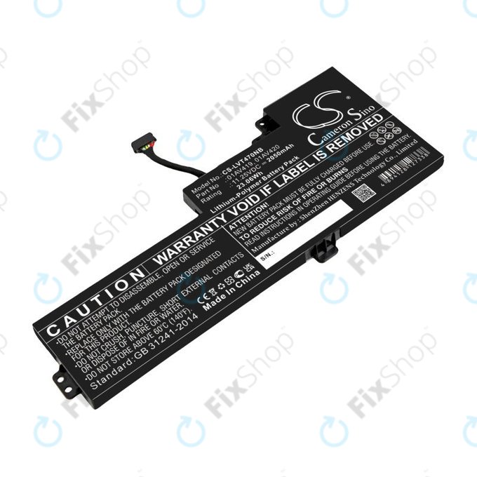 Baterie pentru Lenovo Thinkpad A285, T470, T480, 2050mAh, Li-Pol, 11.25V, 01AV419, HQ