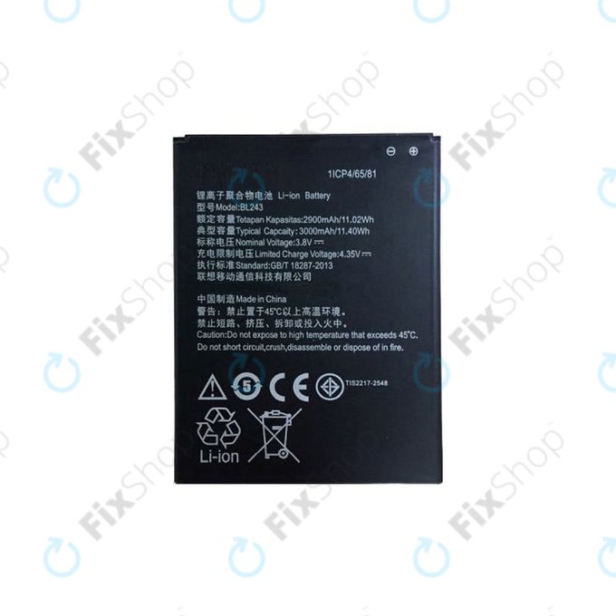 Lenovo A7000 - Baterie BL243 3000mAh