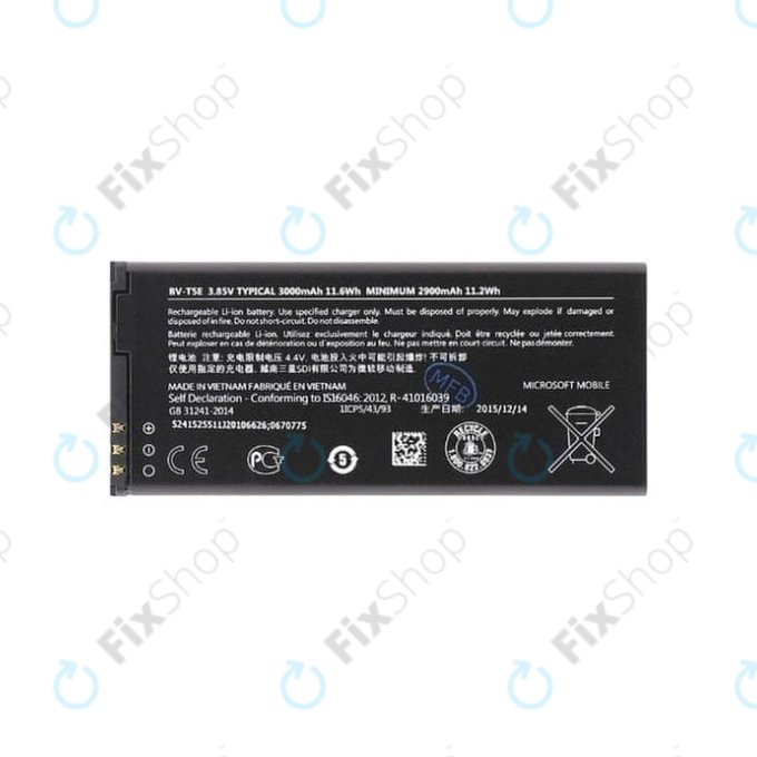 Microsoft Lumia 950/950 LTE, 950 Dual - Baterie BV-T5E 3000mAh
