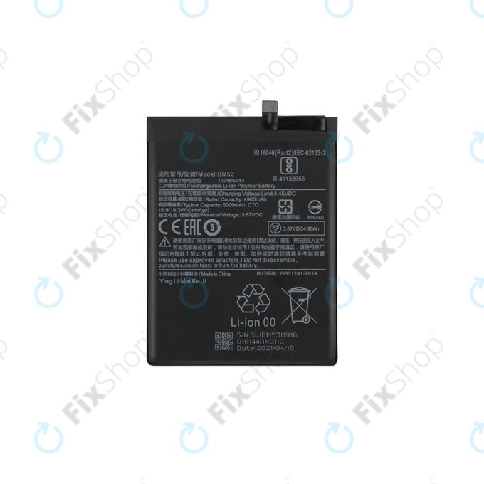 Xiaomi Mi 10T 5G, Mi 10T Pro 5G - Baterie BM53 5000mAh