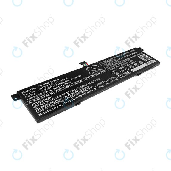 Baterie pentru Xiaomi Inchmi Aair 13.3, Xiaomi Mi Notebook Air 13.3 2018, 5250mAh, Li-Pol, 7.6V, R13B01W, HQ