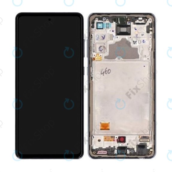 Samsung Galaxy A72 A725F, A726B - Ecran LCD + Sticlă tactilă + Ramă (Awesome Blue) - GH82-25460A, GH82-25463A, GH82-25624A, GH82-25849A Genuine Service Pack