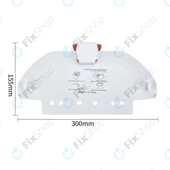 Xiaomi Mi Robot Vacuum Mop Pro (P), 2S, Viomi V2 Pro, V3, SE - Capac inferior (Alb)