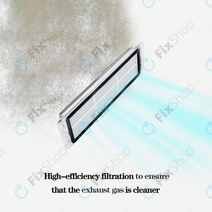 Xiaomi Roborock S5, S5 Max, S6, S6 MaxV, S6 Pure, E4, E5, Mijia 1S, Mi Robot Vacuum Mop 1S, Xiaowa E2, E3, Lite C10 - Filtru de praf (2buc)