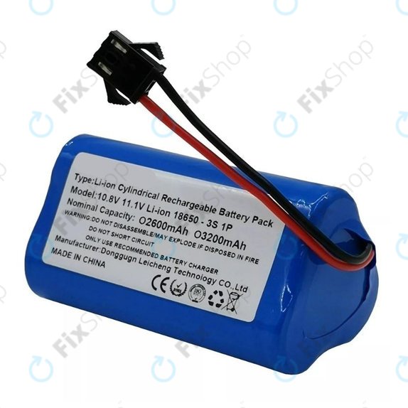 Ecovacs CEN330, CR-series - Baterie ICR18650 3S1P Li-Ion 11.1V 2600mAh