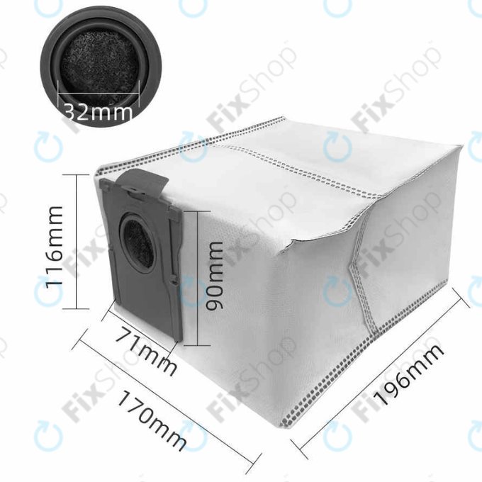 Sac de praf, 3 buc. pentru Dreame X40 Master