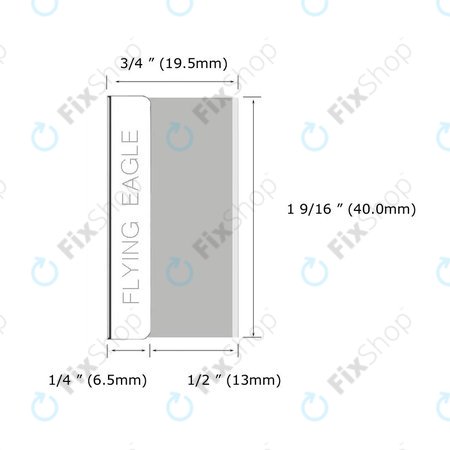 Flying Eagle - Brici industrial Unilateral (5buc)