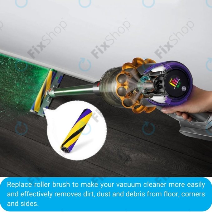 Dyson V11, V12, V15, V15s Detect Submarine - Slim Fluffy Perie principală (rolă moale)