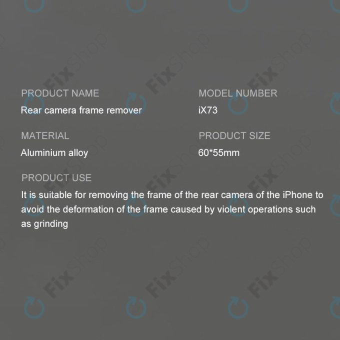 iFixes iX73 - instrument pentru demontarea ramei camerei din spate