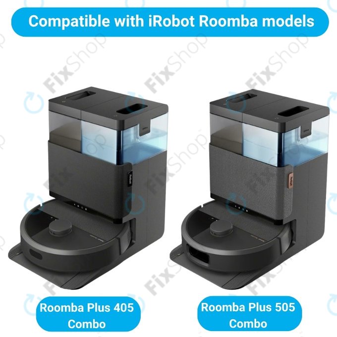 Set de piese de schimb pentru iRobot Roomba Plus 405 Combo, 505 Combo (1x Perie principală, 2x Filter, 2x Perie laterală)