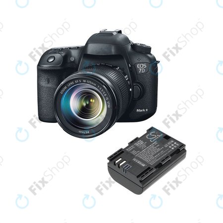 Baterie pentru Canon EOS 60D, 5D Mk II, 7D, 1800mAh, Li-Ion, 7.4V, LP-E6, HQ