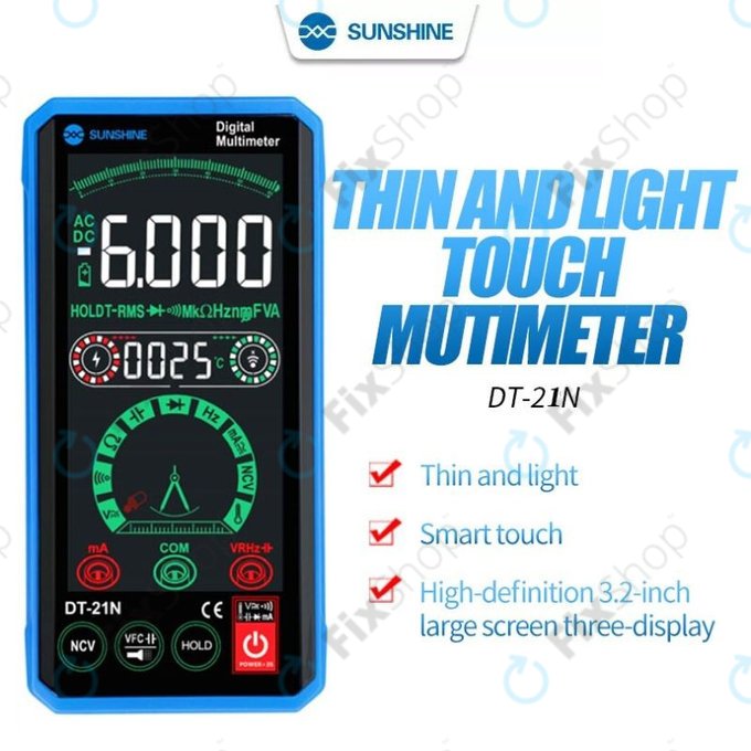 Sunshine DT-20N - Touch Multimeter