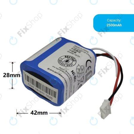 iRobot Braava 2000, 300, 380, 380T, 381, 390, Mint 5200, Mint Plus 5200, Proscenic JOJO Professional - Baterie GPRHC202N026, 4409709, W206001001399 Ni-MH 7.2V 2500mAh