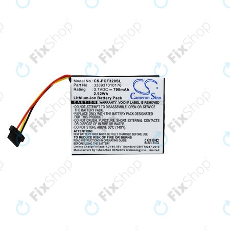 Baterie pentru Pioneer AVIC-F320BT, 790mAh, Li-Ion, 3.7V, 338937010176, HQ