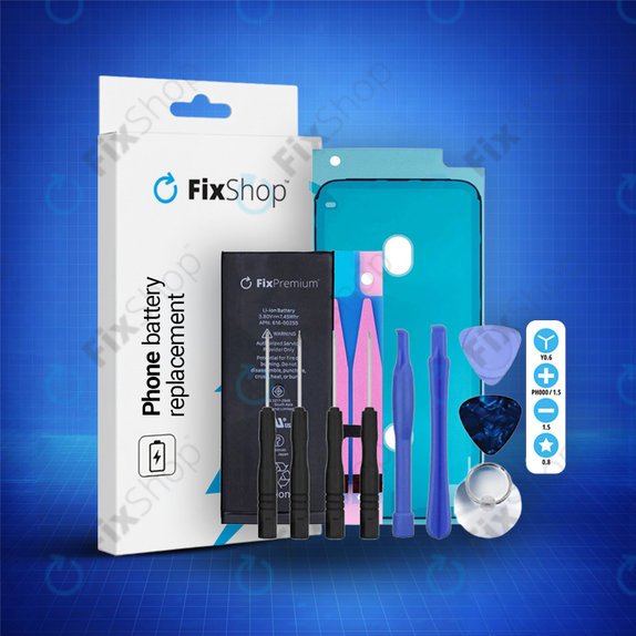 Baterie pentru iPhone 7, 1960mAh, Adeziv (Adhesive), Unelte, FixPremium