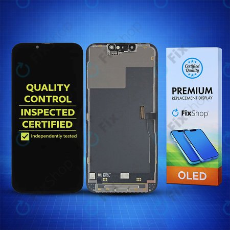Apple iPhone 13 Pro - Ecran LCD + Sticlă Tactilă + Ramă Hard OLED FixPremium