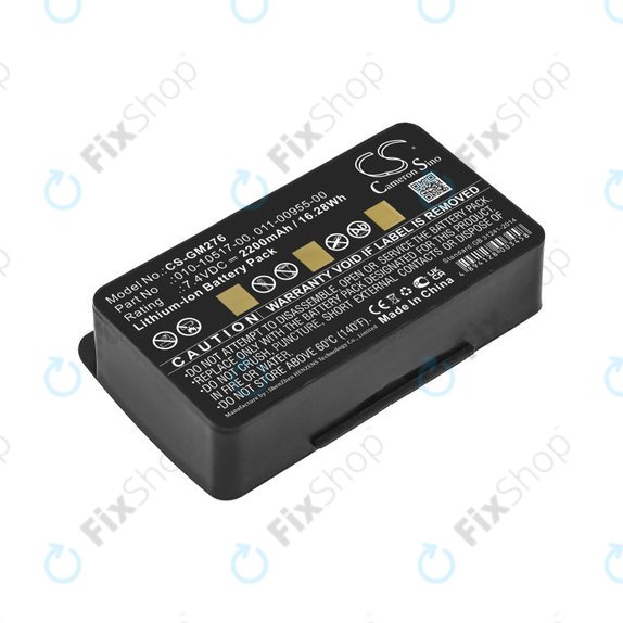 Baterie pentru Garmin GPSMAP 276, 296, 376, 378, 478, 495, 2200mAh, Li-Ion, 7.4V, 010-10517-00, HQ