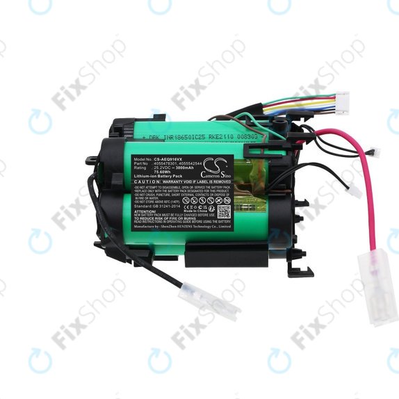 Baterie pentru Electrolux PQ91-ALRGY, PQ91-ANIMA, AEG QX 9, 3000mAh, Li-ion, 25.2V, 4055478301, HQ