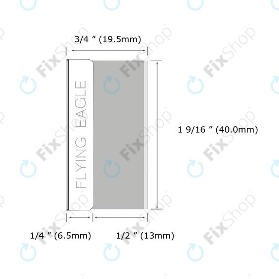 Flying Eagle - Brici industrial Unilateral (5buc)