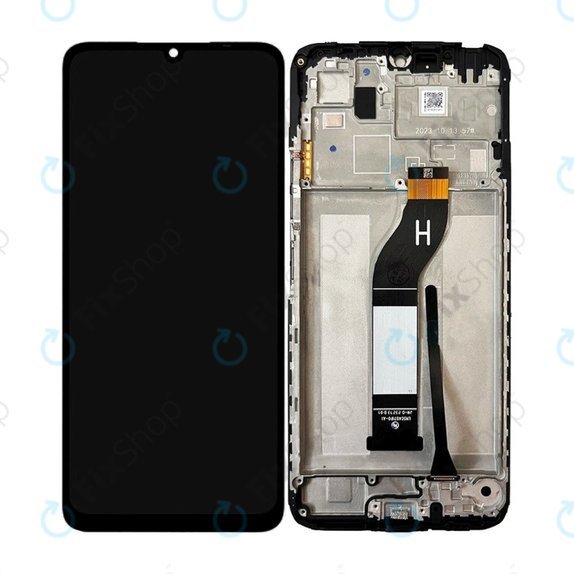 Xiaomi Redmi 13C 23100RN82L, 23106RN0DA - Ecran LCD + Sticlă Tactilă + Ramă (Midnight Black) TFT