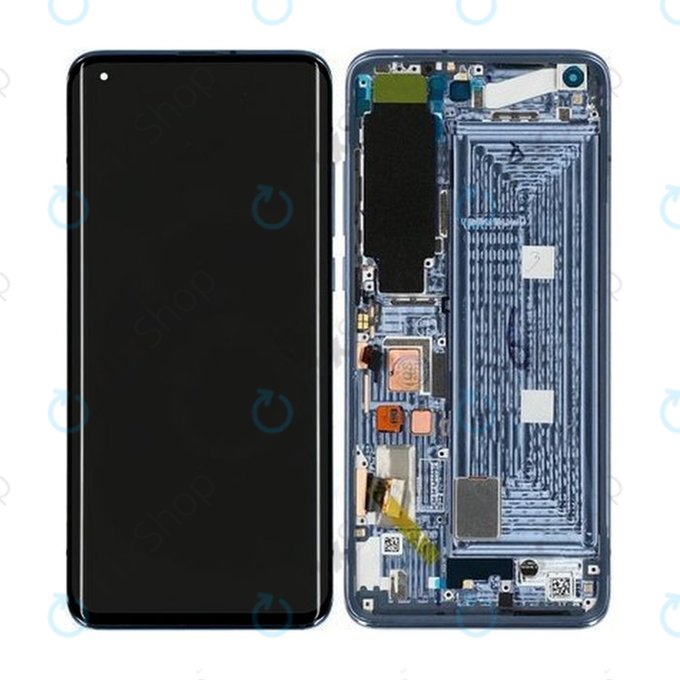 Xiaomi Mi 10 Pro 5G - Ecran LCD + Sticlă Tactilă + Ramă (Solstice Grey) - 56000400J100, 56000J00J200 Genuine Service Pack
