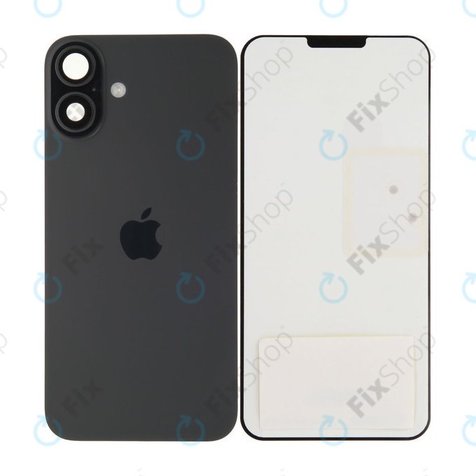 Sticlă Carcasă Spate pentru iPhone 16 Plus | Black | 661-42838 | Genuine Apple