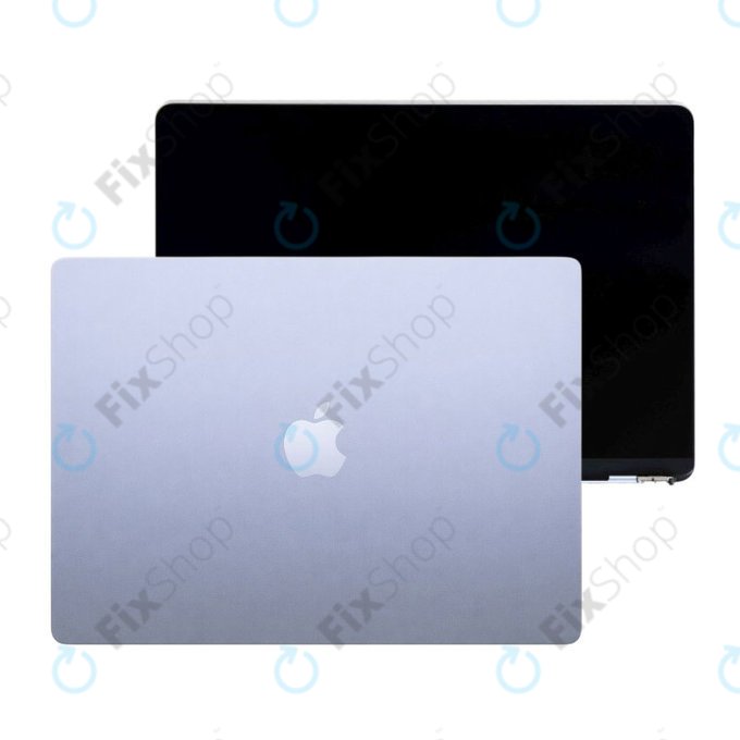 Display LCD pentru MacBook Air 13", A3240 (2025), cu sticlă frontală și capac, Sky Blue, 661-50106, Genuine Apple