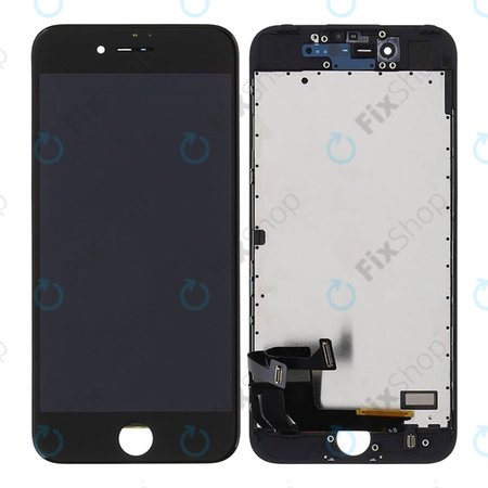 Apple iPhone 7 - Ecran LCD + Sticlă Tactilă + Ramă (Black) TFT
