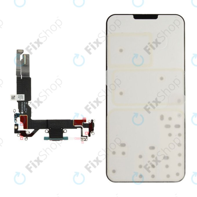 Conector de Încărcare + Cablu Flex pentru iPhone 16 | Green | 923-11226 | Genuine Apple