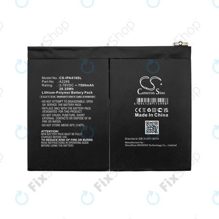 Apple iPad Air (4th Gen 2020), (5th Gen 2022), 11 (2024) - Baterie A2288 7500mAh HQ