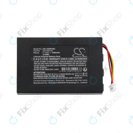 Baterie pentru Logitech G533, G933, 1200mAh, Li-Pol, 3.7V, 533-000132, HQ