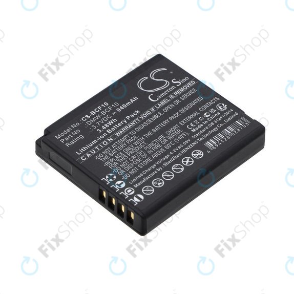 Baterie pentru Panasonic Lumix DMW-BCF10, 940mAh, Li-Ion, 3.7V, DMW-BCF10, HQ
