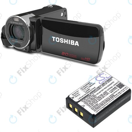 Baterie pentru Toshiba Camileo X200, X400, 1600mAh, Li-Ion, 3.7V, PA3985, HQ