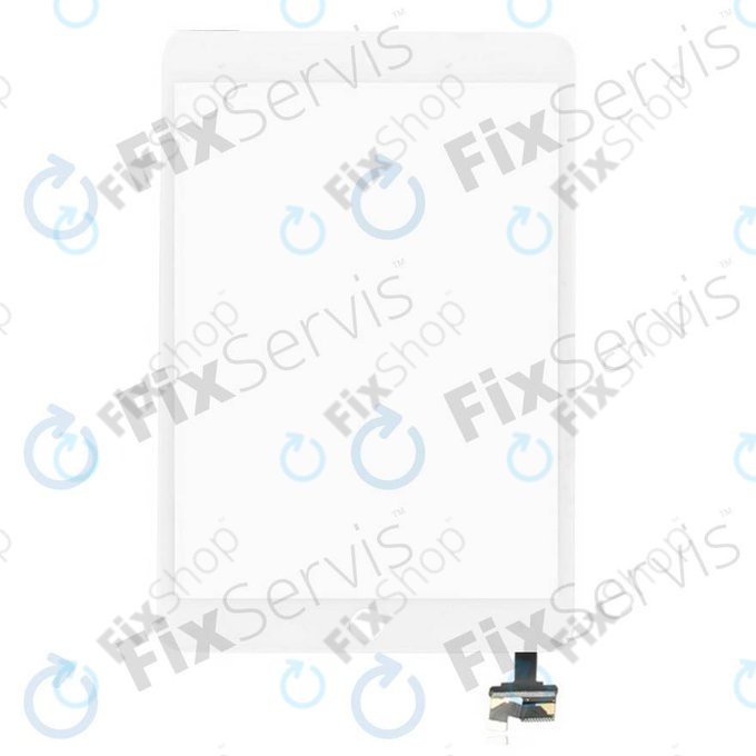 Apple iPad Mini, Mini 2 - Sticlă Tactilă + IC Conector (White)