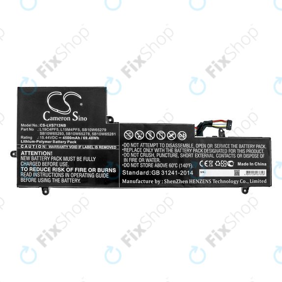 Baterie pentru Lenovo Yoga Slim 7-15IIL, 4500mAh, Li-Pol, 15.44V, L19C4PF5, HQ