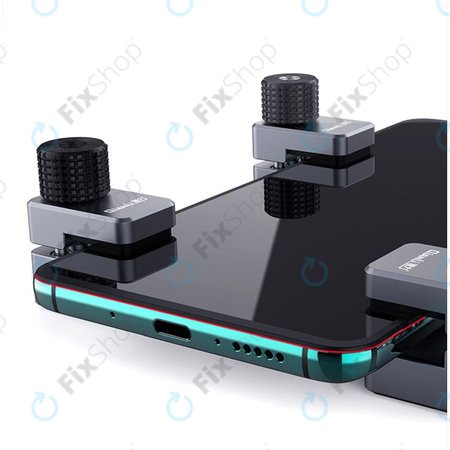 QianLi - Clemă metalică cu umplutură din cauciuc - Span 11mm (4buc)