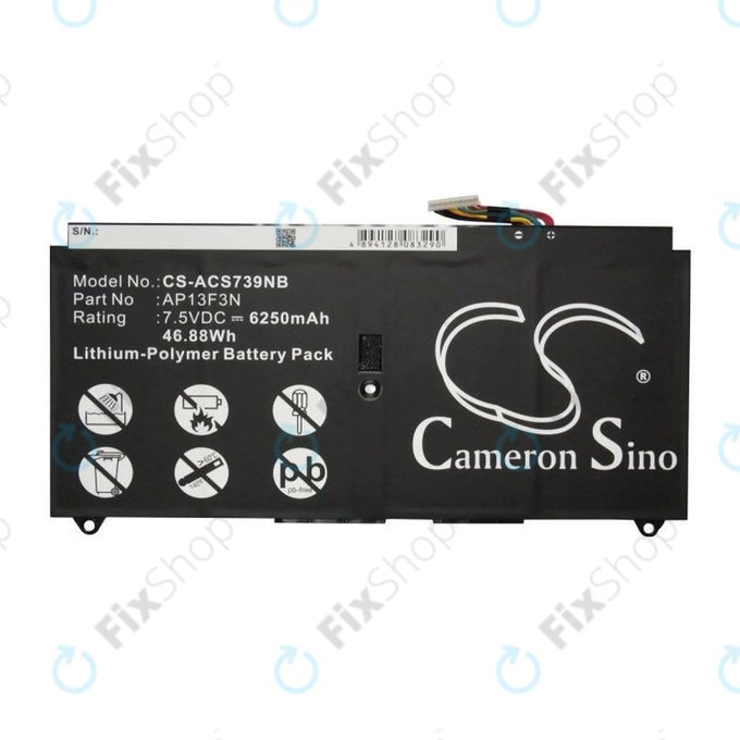 Baterie pentru Acer Aspire S7, 6250mAh, Li-Pol, 7.5V, AP13F3N, HQ