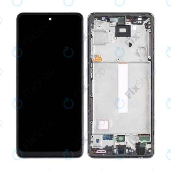 Samsung Galaxy A52 4G A525F - Ecran LCD + Sticlă Tactilă + Ramă (Awesome Black) OLED
