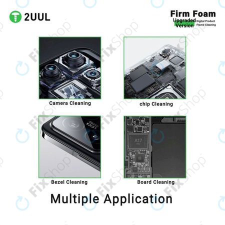 2UUL SC07 - Tamponi de curățare de mare densitate pentru cameră, cipuri și PCB (500buc)