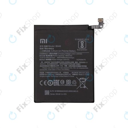Xiaomi Redmi Note 8T, Redmi Note 6 Pro, Redmi 7, Redmi 8A - Baterie BN46 4000mAh - 46BN46A090H8 Genuine Service Pack