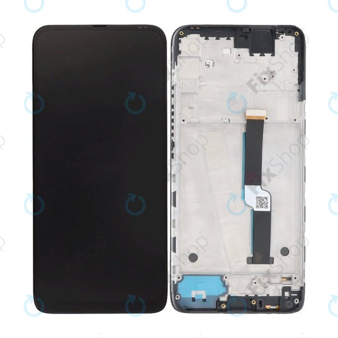 Motorola One Fusion Plus - Ecran LCD + Sticlă Tactilă + Ramă (Black) TFT