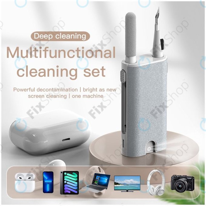Instrument multifuncțional pentru curățarea telefoanelor și căștilor 5 în 1