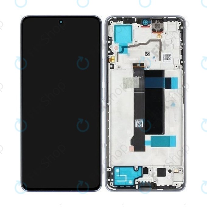 Xiaomi Redmi Note 13 Pro 5G 2312DRA50C - Ecran LCD + Sticlă Tactilă + Ramă (Midnight Black) - 5600030N1600 Genuine Service Pack