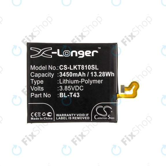 Baterie pentru LG G8S ThinQ, ThinQ Global, 3450mAh, Li-Pol, 3.85V, BL-T43, HQ