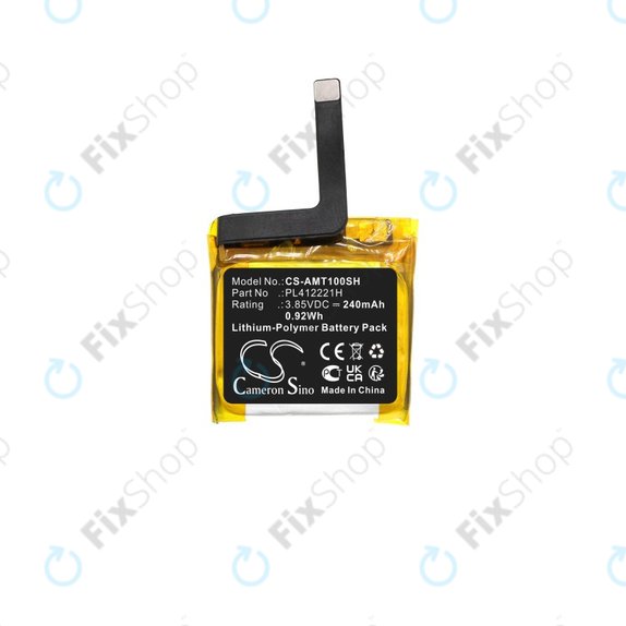 Baterie pentru Amazfit GTS, 240mAh, Li-Pol, 3.85V, PL412221H, HQ