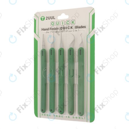 2UUL DA22 Quick Change 5in1 - Set de lame precise pentru îndepărtarea chip-urilor și a lipiciului