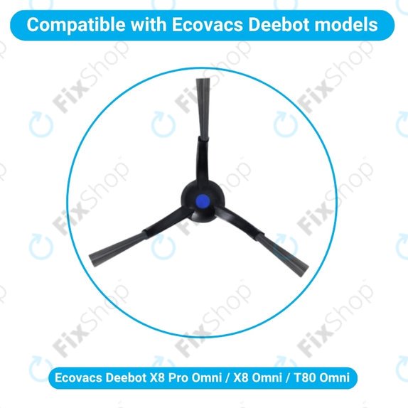 Perie laterală, 2 buc. pentru Ecovacs X8 Pro Omni, X8 Omni, T80 Omni