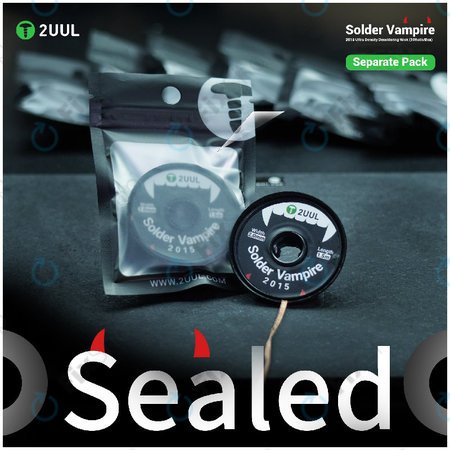 Tresă absorbantă cositor, Solder Vampire, 2UUL DW16, ambalată individual, 10 role/cutie