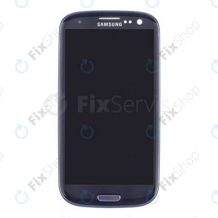 Samsung Galaxy S3 i9300 - Ecran LCD + Sticlă Tactilă + Ramă (Pebble Blue) OLED