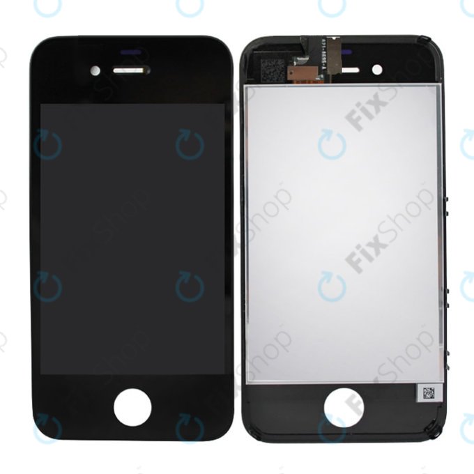 Apple iPhone 4 - Ecran LCD + Sticlă Tactilă + Ramă (Black) TFT